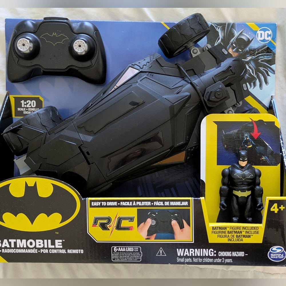 DC Batmobile RC Car with Batman